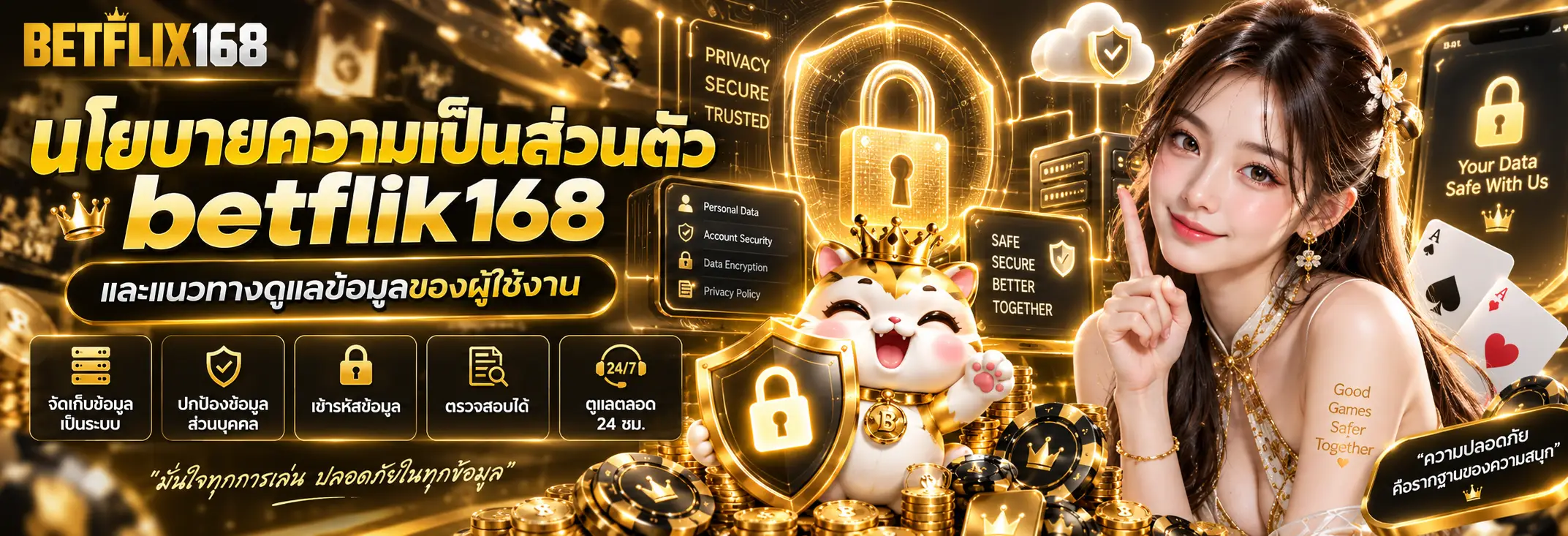 นโยบายความเป็นส่วนตัว betflik168 และแนวทางดูแลข้อมูลของผู้ใช้งาน
