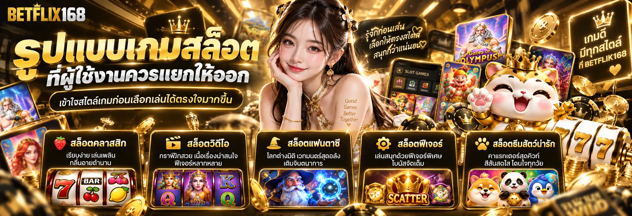 รูปแบบเกมสล็อตที่ผู้ใช้งานควรแยกให้ออก
